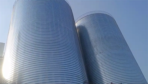 织金2座混凝土高架卷板仓